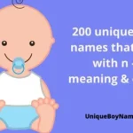 البحث عن اسماء unique boy names.com